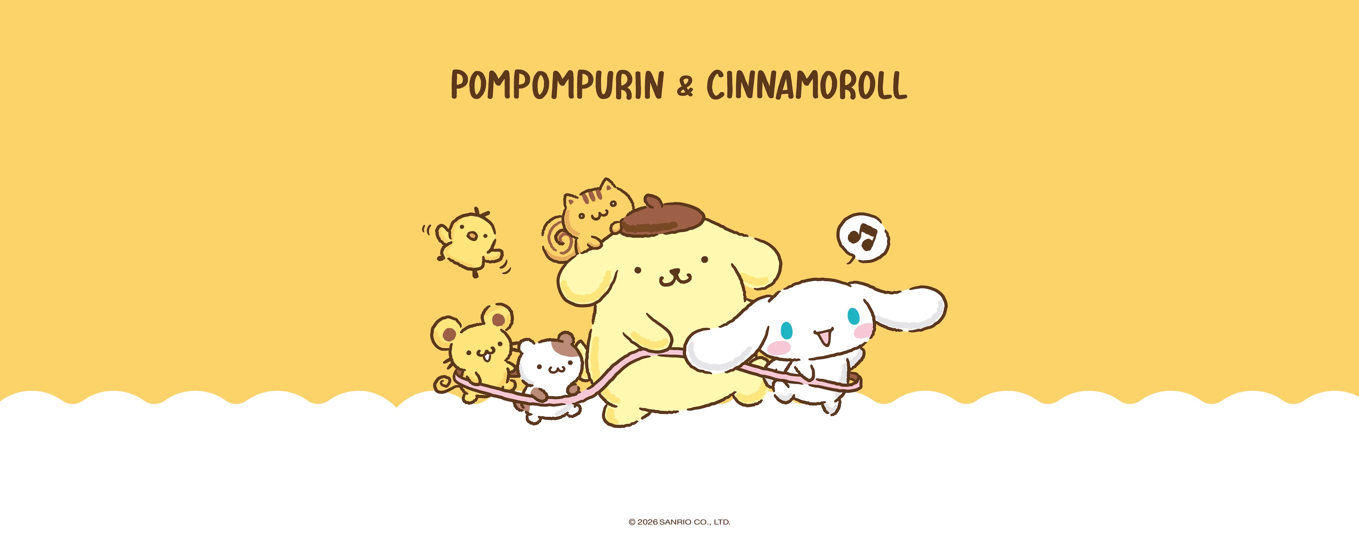 Pompompurin & Cinnamoroll