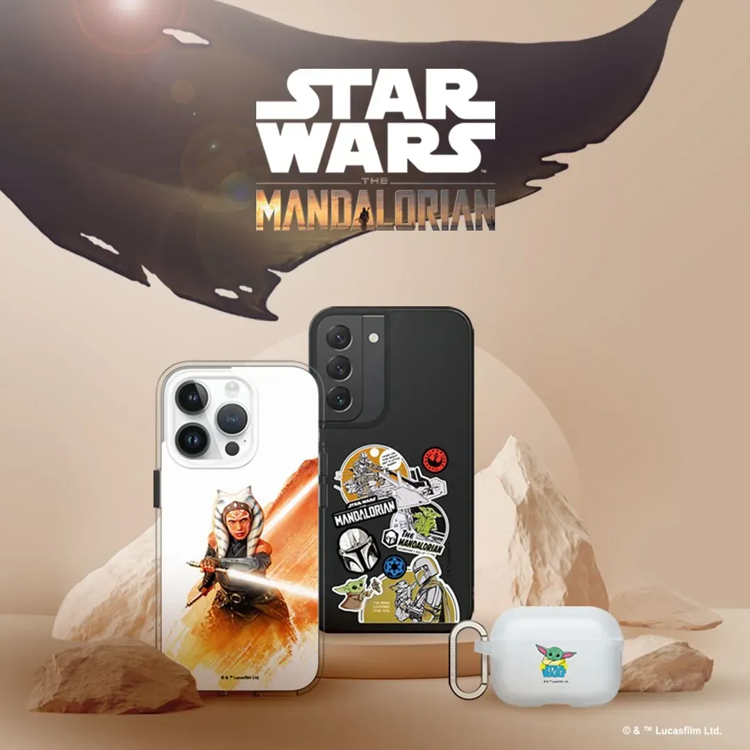 Cover per iPhone 12 Pro Max Star Wars The Mandalorian Mando e il Bambino